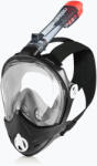 AQUA-SPEED Mască facială completă de snorkeling AQUA-SPEED Brizo + suport pentru cameră neagră