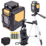 Powermat PM-PLK-360T 360 °-os Lézeres Szintező, keresztirányú vonalakkal