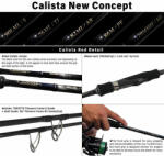 YAMAGA Blanks Calista 86M/PF 2, 57m 28g pergető horgászbot (YB01200)