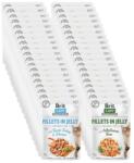 Brit Care Fillets in Jelly Mix ízek 48 x 85 g pulyka és garnéla, tonhal macskának