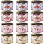 SUPER RAFI Mini Mix 4 Íz 12x185g nedves táplálék kisméretű kutyák számára