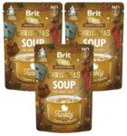 Brit Care Cat Christmas Soup Turkey 3x75g pulykás zöldségleves macskáknak