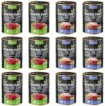 SUPER RAFI Cat Mix 2 íz 12x400g nedves macskaeledel
