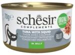 Schesir Kiegészítők Tonhal kalmárral zselében 70 g nedves kiegészítő táplálék macskáknak