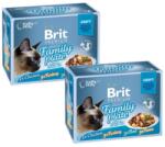 Brit Premium by Nature Cat Delicate Fillets in Gravy Family Plate 24x85g nedves táplálék felnőtt macskák számára szószban