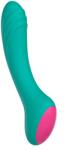 ToyJoy Vibrator Savage Punctul G, 10 Moduri Vibratii, Silicon, USB Magnetic, Verde, 20 cm Vibrator