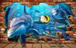  Blueback MAT Fotótapéta, Delfin menekülés, 250 x 200 cm