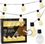 Chomik Ghirlandă solară de grădină 2+1, 8m 10LED alb cald 63840 (SOL3613)