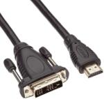 PremiumCord Cablu HDMI - DVI-D (18+1), dubluecranat, conectori auriti, 7m, PremiumCord, kphdmd7
