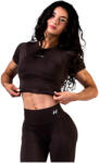 Nebbia Power Her Seamless Short-Sleeve Top 891 Dark Brown Női póló L