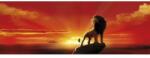 Komar Fototapet Lion King - Apus de soare