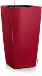 Lechuza CUBICO Premium Scarlet Red High Gloss műanyag növénytartó 40 cm