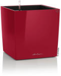 Lechuza CUBE Premium Scarlet Red High Gloss műanyag növénytartó 50 cm
