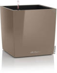Lechuza CUBE Premium Taupe High Gloss műanyag növénytartó 50 cm