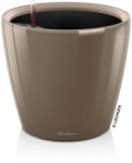 Lechuza CLASSICO Premium Kivehető Be Ővel Taupe High Gloss LS műanyag növénytartó 35 cm