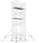 CAGSAN Protube L 240 cm sorozat - Dupla széles gurulóállvány Munkamagasság: 8, 5m (ProTUBE L8_FP)