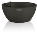 Lechuza CUBETO Stone Graphite Black műanyag növénytartó 30 cm