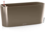 Lechuza DELTA Taupe High Gloss műanyag növénytartó 20 cm