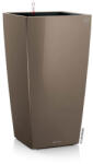 Lechuza CUBICO Premium Taupe High Gloss műanyag növénytartó 40 cm