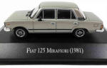Edicola Fiat 125 Mirafiori (1981) ezüst - 1: 43 méretarányos fém modellautó | Edicola (magARGAQV09)