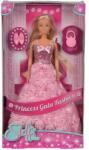 Simba Toys Papusa Steffi Cu Rochita Roz De Gala Si Plina Cu Trandafiri (105739003_Roz) Papusa