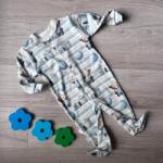 Le Bebe Overál Le Bebe mintás macis csíkos lufi 68