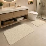 Tropik Home Set 2 covorase baie bumbac Parma bej, Tropik Home Covor baie