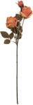 Clayre & Eef Trandafir artificial maro portocaliu 12x12x70 cm (5PL0241O)