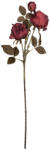 Clayre & Eef Trandafir artificial maro rosu 12x12x70 cm (5PL0241DP)