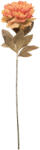 Clayre & Eef Floare artificiala portocalie verde 14x14x70 cm (5PL0247O)