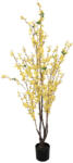Clayre & Eef Floare artificiala galbena in ghiveci 20x20x125 cm (5PL0215)