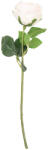 Clayre & Eef Trandafir alb verde artificial 9x9x43 cm (5PL0236W)
