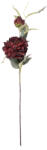 Clayre & Eef Floare artificiala rosie verde 14x14x78 cm (5PL0244BU)