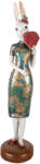 Clayre & Eef Figurina Iepuras Paste polirasina multicolora Ø 18x80 cm (5PR0199)