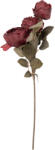 Clayre & Eef Trandafir artificial rosu verde 12x15x52 cm (5PL0262)