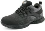 4wrk Pantofi de lucru LIBRA OB, gri negru, usori si respirabili, talpa antiderapanta SRC (LIBRA OB GB R38) - ingcomag