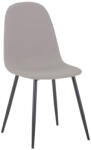 pakoworld Scaun de dining Bella gri metal, negru, 43x52x89 cm (270-000037)