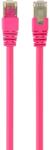 Gembird Cablu FTP GEMBIRD Cat6, cupru-aluminiu, 2 m, roz, AWG26, ecranat PP6-2M/RO