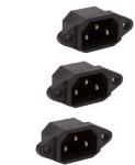 MNC Set 3 mufe tata PC 10A 250V montabile pe panou M`N`C 05239-3 (05239-3)