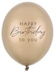 Party Deco Балони Happy Birthday - Металик Студено Злато (SB14M-341-019Z-6)