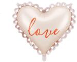Party Deco Многоцветен фолиев балон сърце „Love (FB261)
