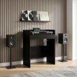vidaXL DJ маса Черен дъб 62 x 45 x 102 см Инженерна дървесина (8006757)