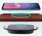 Prestige Charge Încărcător wireless PRESTIGE CHARGE ascuns sub blat birou, prindere adezivă sau cu șurub, încărcare prin blat maxim 20mm, 5W, compatibil smartphone Qi, design discret