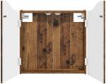 vidaXL Кабинет за дартборд Старо дърво 56 x 12 x 63 см (8006658)