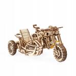 UGears Fából készült 3D puzzle Mechanikus összecsukható modell Motorkerékpár Scrambler Ugr (70137)