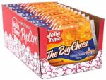Jolly Time The Big Cheez sajt ízesítésű pattogatott kukorica 100 g Egész csomag 144 db (DX527)