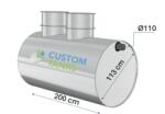 Custom Tanks Separator hidrocarburi 4l/s 2000litri (CST2000SHID)