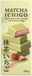 Matcha Ichigo fehér csokoládé matcha eper ízű töltelékkel 100 g (27269)