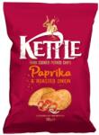 Kettle Foods Kettle chips paprikás és pirított hagymás ízesítéssel 130 g (25115)