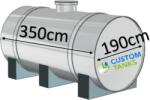 Custom Tanks Rezervor orizontal 10000 litri (LT-10-RO)